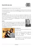 Vorschau - Arbeitsblätter - Arbeitsblatt "Jazz" mit Erklärvideo, Lösungen und Onlineübungen - Seite 1