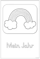 Vorschau - Mal- und Bastelvorlagen - Kalender zum Ausmalen (2023&2024 oder ohne Jahresangabe) - Seite 3