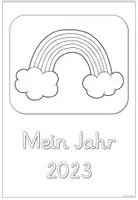 Vorschau - Mal- und Bastelvorlagen - Kalender zum Selbstgestalten (2023&2024 oder ohne Jahresangabe) - Seite 3