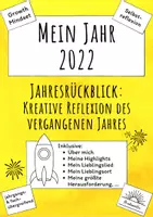 Vorschau - Arbeitsblätter - Mein Jahr: Jahresrückblick / Reflexion (fachübergreifend, DAZ/DAF) - Deckblatt