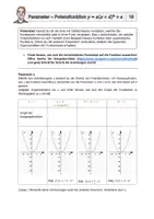 Vorschau - Arbeitsblätter - Parameter der Potenzfunktion - Seite 1
