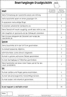 Vorschau - Arbeitsblätter - Bewertungsbogen Gruselgeschichte weiterschreiben - Seite 3