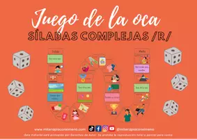 Vista previa - Manualidades / Dibujos para colorear - Juego de la oca: TODOS LOS FONEMAS - página 1