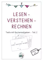 Vorschau - Arbeitsblätter - Lesen - Verstehen - Rechnen (Teil 2) - Deckblatt