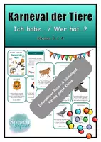 Vorschau - Spiele - Karneval der Tiere - Ich habe / Wer hat? - Deckblatt