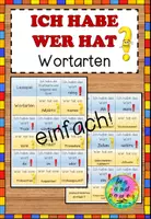 Vorschau - Spiele - Deutsch - Wortarten - Ich habe - Wer hat? - Deckblatt