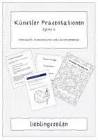 Vorschau - Unterrichtsreihen - Künstler Präsentationen inkl. Anleitung zur Bildanalyse - Deckblatt