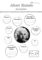 Vorschau - Arbeitsblätter - Steckbrief: Albert Einstein + Lösungen - Seite 1