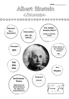 Vorschau - Arbeitsblätter - Steckbrief: Albert Einstein + Lösungen - Seite 2