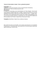 Vorschau - Klassenarbeiten - Klausur Brecht Parabel: Haifische - Seite 1