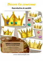 Aperçu - Jeux - Décore la couronne - Reproduction de modèle - Epiphanie - Page de couverture
