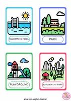 Vista previa - Juegos / Gamificación - PLACES IN THE CITY: FLASHCARDS - página 2