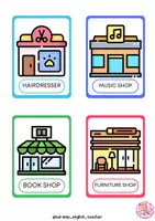 Vista previa - Juegos / Gamificación - PLACES IN THE CITY: FLASHCARDS - página 3