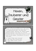 Vorschau - Aufgabenkarten - Geschichtenkartei "Hexen, Zauberer und Geister" (10 Schreibideen) - Seite 2