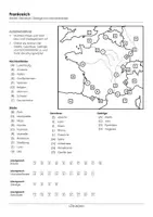 Vorschau - Arbeitsblätter - Frankreich (Topographie - Übungen mit der Landkarte) - Seite 3