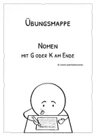 Vorschau - Arbeitsblätter - Harte und weiche Konsonanten - Nomen mit g/k am Wortende - Arbeitsblätter - Strategie "Verlängern" - Seite 3