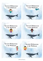 Vorschau - Spiele - Türschild der Walklasse und Begrüßungskärtchen 🐋 - Seite 2