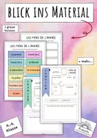 Vorschau - Arbeitsblätter - Les mois de l'année - Die Monate - Brochure/Minibook (Französisch) - Seite 1