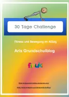 Vorschau - Arbeitsblätter - 30 Tage Fitness Challenge - Deckblatt