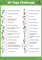 Vorschau - Arbeitsblätter - 30 Tage Fitness Challenge - Seite 2
