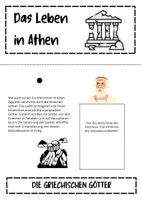 Vorschau - Unterrichtsreihen - Lapbook I Flipbook Alltagsleben in Athen I Interaktives Unterrichtsmaterial - Seite 3