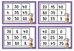 Vorschau - Spiele - 1x1 Bingo zu den Reihen 1 /5 /10 #hundeklasse - Seite 1
