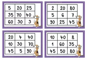 Vorschau - Spiele - 1x1 Bingo zu den Reihen 1 /5 /10 #hundeklasse - Seite 3