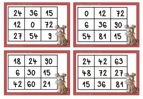 Vorschau - Spiele - 1x1 Bingo zu den Reihen 3/6/9 #hundeklasse - Seite 2