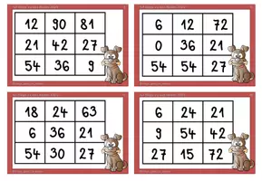 Vorschau - Spiele - 1x1 Bingo zu den Reihen 3/6/9 #hundeklasse - Seite 3