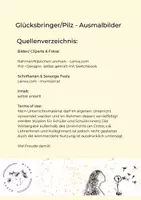 Vorschau - Mal- und Bastelvorlagen - Neujahr - Malvorlage - Glückspilz 7/7- Ausmalen & Grußkarte - Seite 2