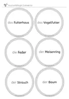 Vorschau - Stationenlernen - Vögel im Winter - Dosenwörter Wortschatzarbeit Freiarbeitsmaterial - Seite 3