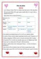 Aperçu - Jeux - Fête des mères - exercice de logique pour l'école primaire - Page 1