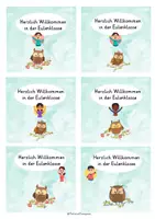 Vorschau - Poster - Türschild Eulenklasse und Begrüßungskärtchen 🦉 - Seite 2