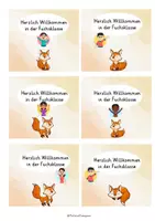Vorschau - Poster - Türschild Fuchsklasse und Begrüßungskärtchen 🦊 - Seite 2