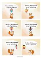 Vorschau - Poster - Türschild Fuchsklasse und Begrüßungskärtchen 🦊 - Seite 3