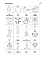 Vorschau - Arbeitsblätter - Deutsch/ DaZ - Arbeitsblätter Weihnachten - Sprachförderung, Wortschatz, Inklusion - Seite 2