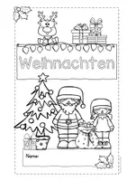 Vista previa - Unidades / Secuencias / Situaciones de Aprendizaje - Aléman - Navidad - hojas de trabajo - Weihnachten - Deutsch - worksheets - página 1