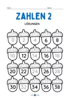 Vorschau - Arbeitsblätter - Arbeitsblätter mit Zahlenfolgen für Kinder ab 6 Jahren - Seite 3