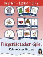 Vorschau - Spiele - Fliegenklatschen-Spiel - Reimwörter finden - Deckblatt
