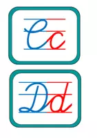 Vorschau - Poster - Buchstaben- Karten zum Aushängen. Druck- und Schreibschrift - Seite 3