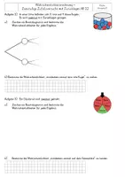 Vorschau - Arbeitsblätter - Wahrscheinlichkeit - Baumdiagramm mit Lösungen AB 21-24 - Seite 2