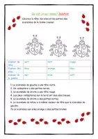 Aperçu - Jeux - Qu'est-ce qui rampe - exercice de logique pour l'école primaire - Page 1