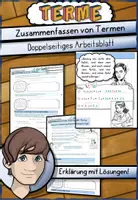 Vorschau - Arbeitsblätter - Gleichnamige / gleichartige Terme Zusammenfassen - Deckblatt