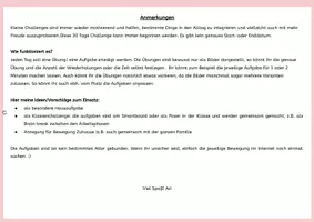 Vorschau - Bildkarten - 30 Tage Bewegungschallenge Version 3 - Seite 2