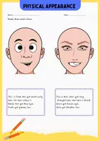 Vorschau - Arbeitsblätter - Physical Appearance Worksheet - Seite 1
