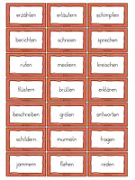 Vorschau - Spiele - Fliegenklatschen-Spiel / Wortfelder erkennen (essen, sagen, gehen, sehen, denken, machen) - Seite 3