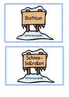 Vorschau - Arbeitsblätter - Stationskarten Winterolympiade für den Sportunterricht - Seite 2