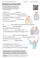 Vorschau - Arbeitsblätter - Lernposter + Arbeitsblatt "Gefühle" + Onlineübung & MP3 + Infografik - Seite 1