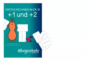 Vorschau - Fördermaterial/Inklusion - Rechenkärtchen ZR 10 plus 1 plus 2 Aufgaben - Deckblatt