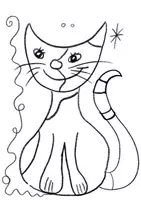 Vorschau - Arbeitsblätter - Katzen gestalten nach Rosina Wachtmeister - Seite 3